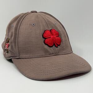 Maryland Terrapins Black Clover Hat Baseball Cap Flex Fitted XXL 2XL Beige Terps